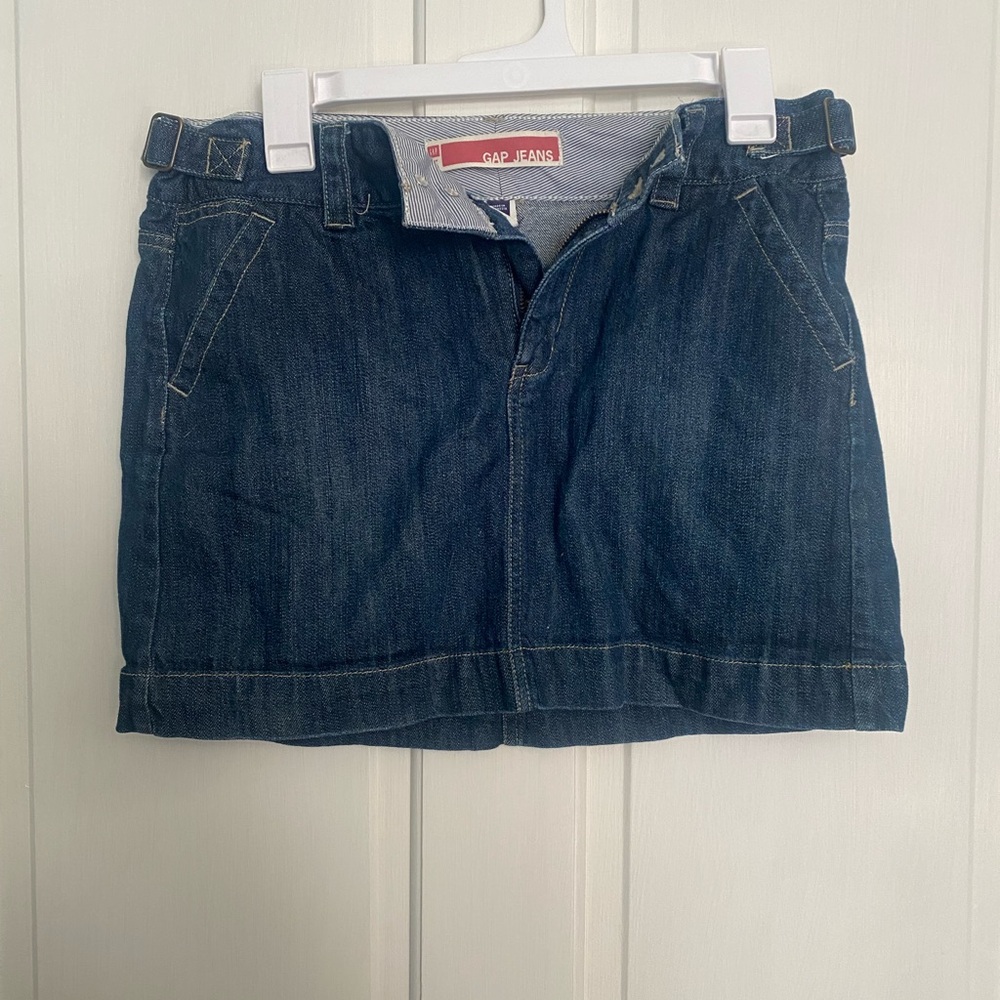 GAP Jeans Dark Blue Denim Mini Skirt